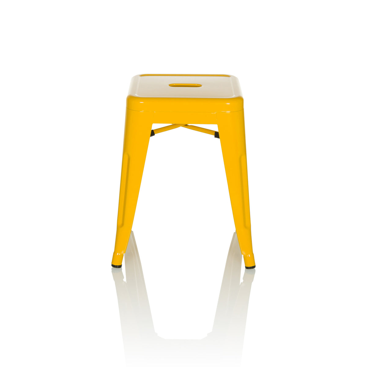 hjh OFFICE Hocker Sitzgelegenheit Barhocker VANTAGGIO metallic gelb stapelbar - 4064323035244