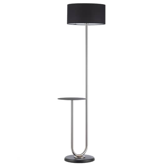 Euluna Stehleuchte Stehlampe Wohnzimmerleuchte Pongo Mit Stoffschirm Und Ablage B-Ware - 8030626538603
