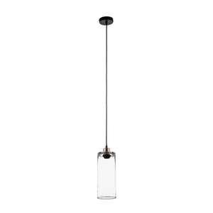 B-Ware Hängeleuchte Zylinder Aus Klarem Natron Kalk Glas ø 12 Cm Hängelampe Lampe Spot
