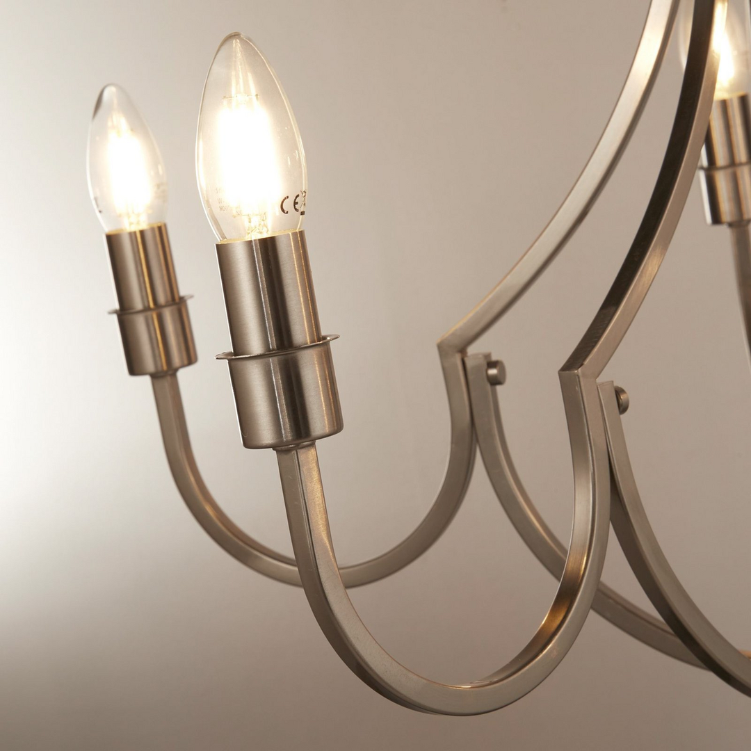 Searchlight Lodge Kronleuchter Hängeleuchte Hängelampe Leuchte Lampe Licht B-Ware