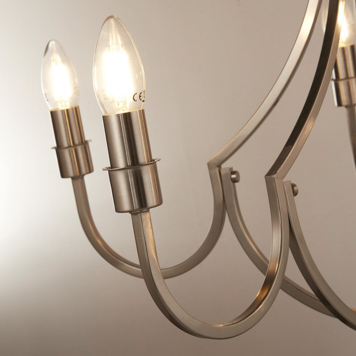 Searchlight Lodge Kronleuchter Hängeleuchte Hängelampe Leuchte Lampe Licht B-Ware
