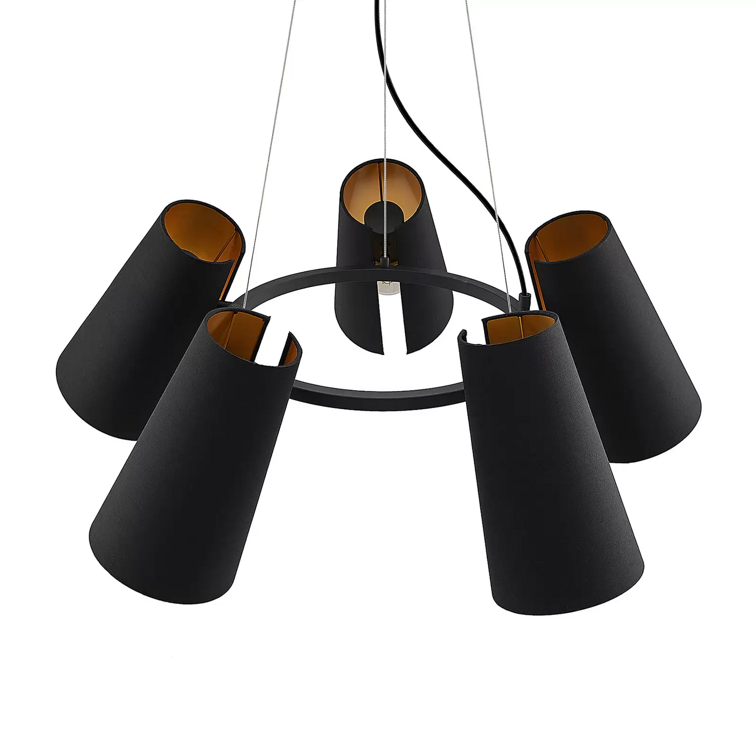 B-Ware Lucande Kemoni Hängeleuchte 5 Flammig Hängelampe Deckenlampe Deckenleuchte 607