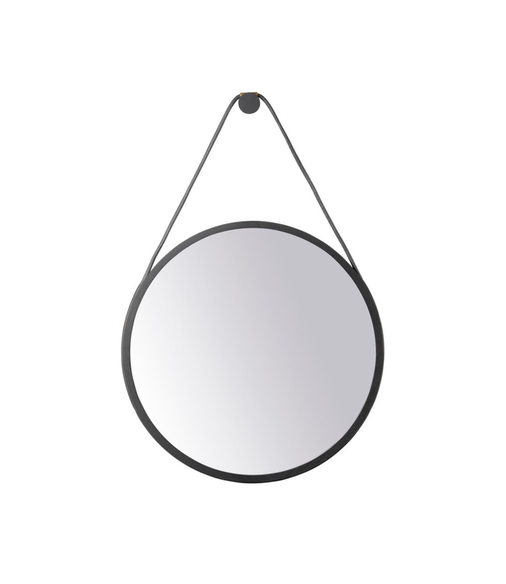 Fdb Møbler I3 Mossø Spiegel Dekospiegel Wandspiegel Schminkspiegel ø60cm Schwarz B-Ware
