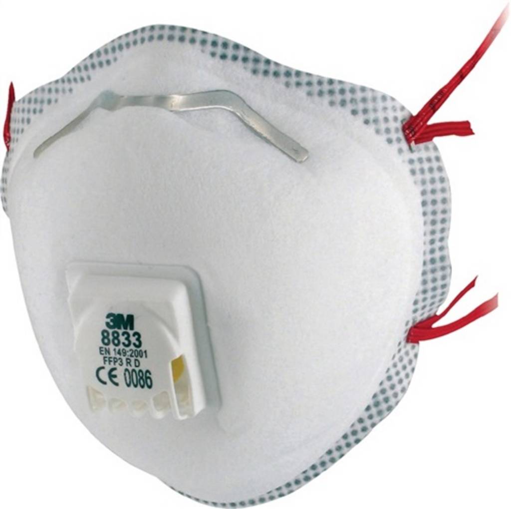 3M Atemschutzmaske Schutzmaske Maske FFP3 EN149 10 Stück Packung - 4046719975747