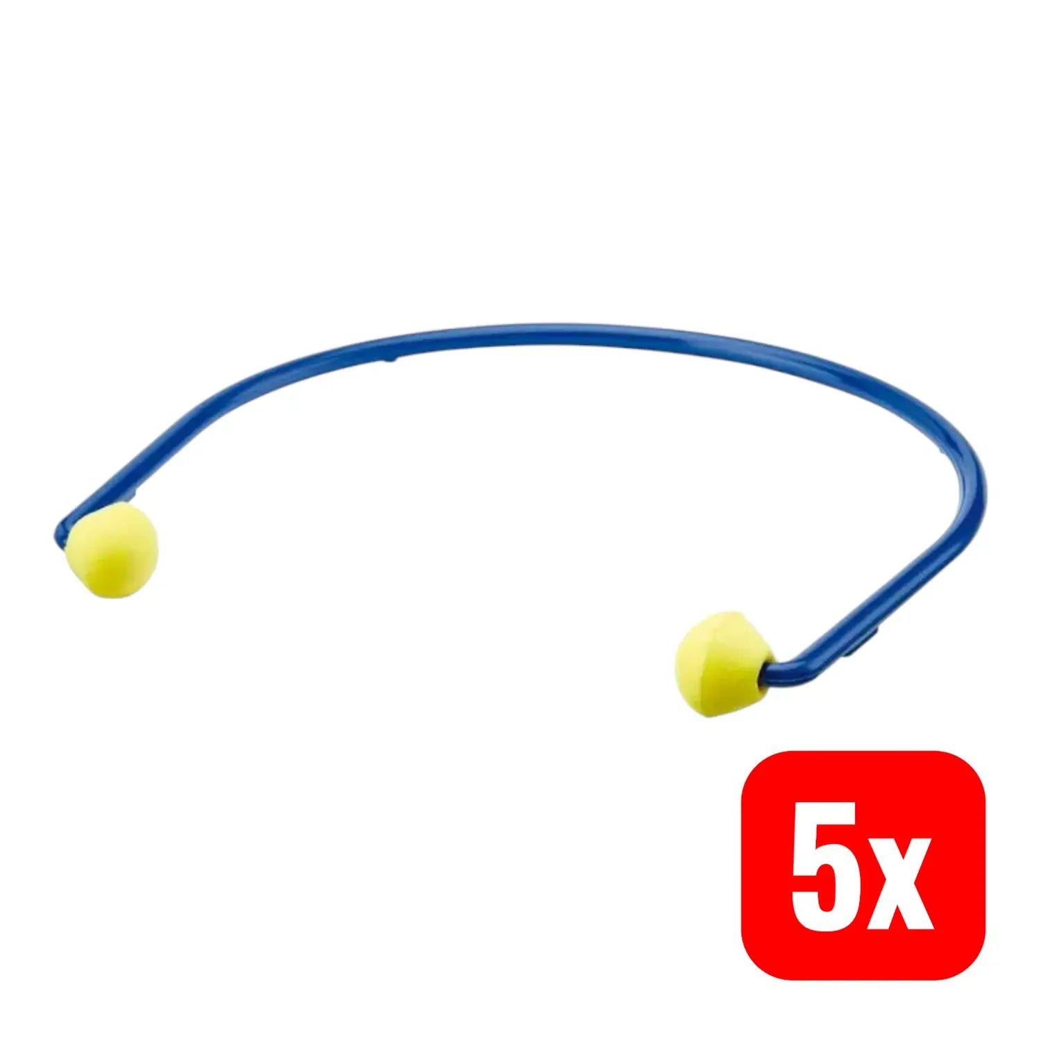 B-Ware 3 M Bügelgehörschützer Ear Cap 200 Gehörschutz Gelb Dunkelblau Snr 23d B 5 Stück - 4046719348138