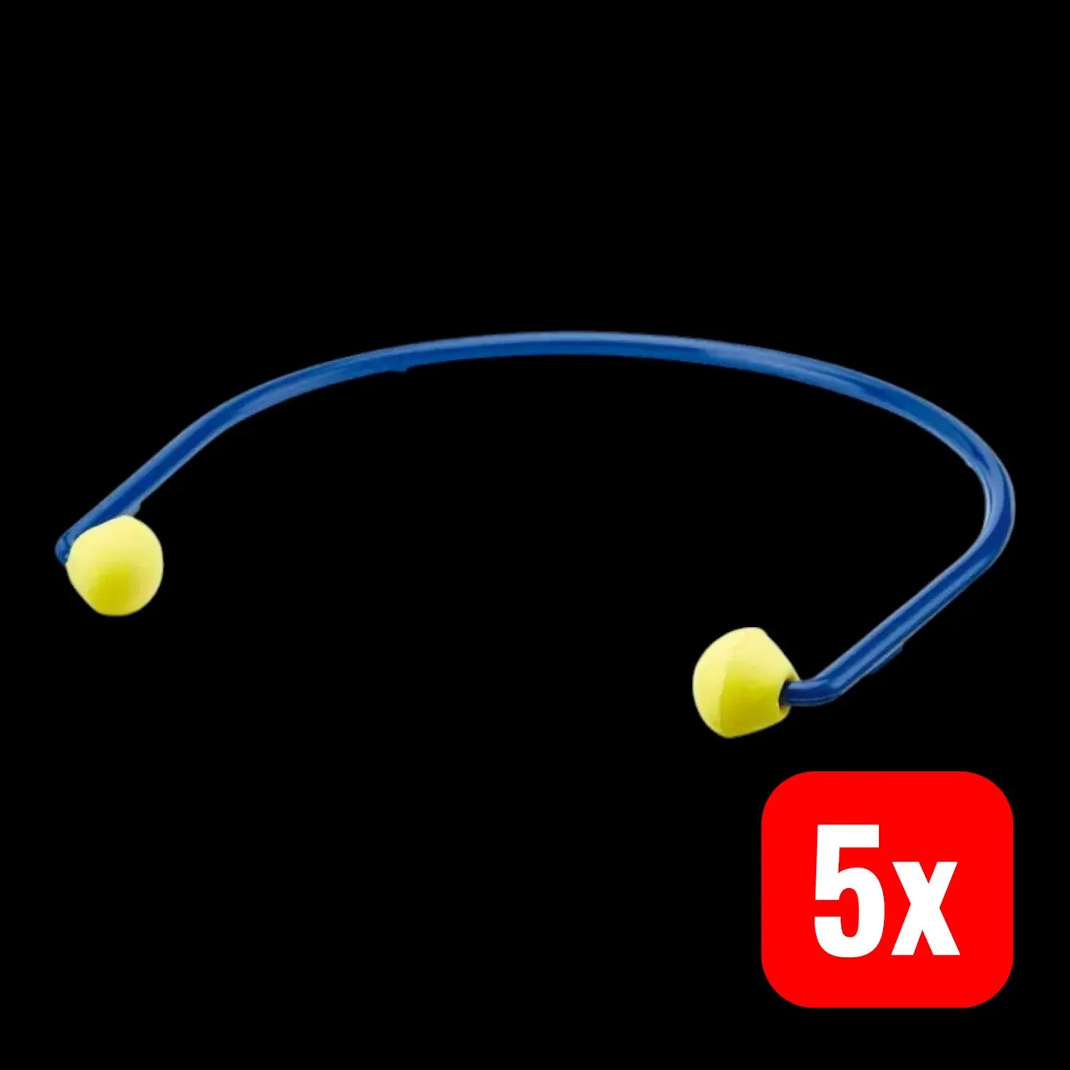 B-Ware 3 M Bügelgehörschützer Ear Cap 200 Gehörschutz Gelb Dunkelblau Snr 5 Stück  - 4046719348138