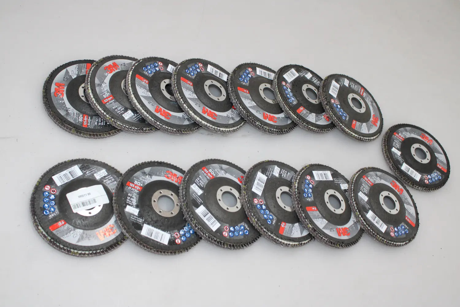 B-Ware 3 M Fächerschleifscheibe Schleifblatt Inox Glasgewebeteller Flach 125mm 14 Stück - 5902658113307