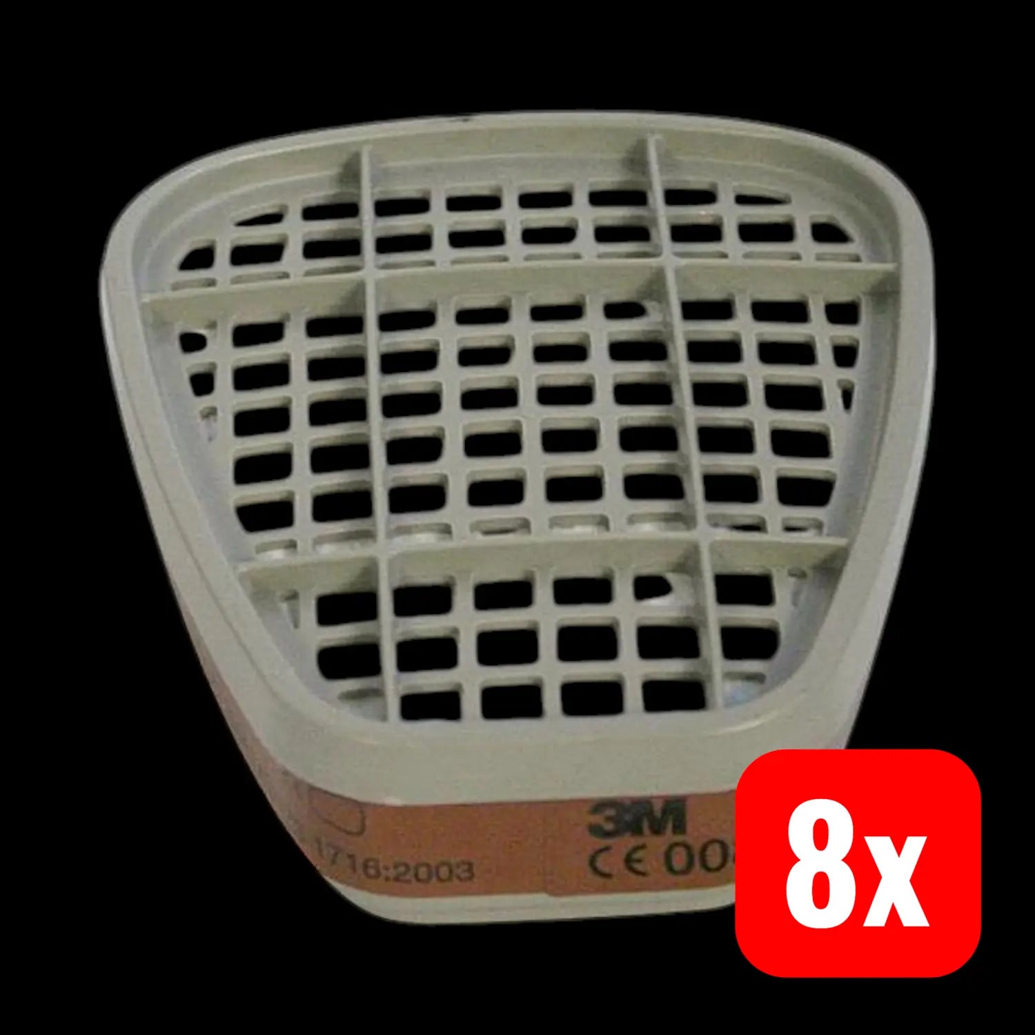 B-Ware 3 M Gasfilter 6051 A1 Ersatzfilter Partikelfilter Mundschutz Arbeitsschutz 8 Stück - 4046719694969