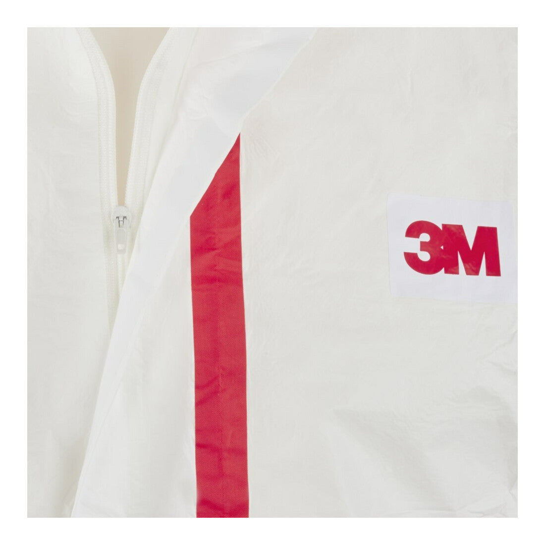 3M Schutzanzug Overall Anzug 4565 Weiß Rot Größe XL Typ 4/5/6 Kapuze 2 STÜCK - 8887862438361