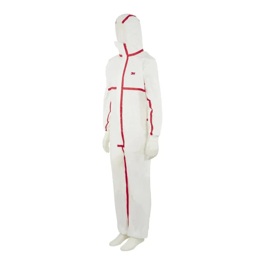 B-Ware 3 M Schutzanzug Overall Anzug 4565 Weiß Rot Größe Xl Typ 4/5/6 Kapuze 2 Stück - 8887862438361