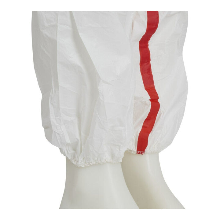 3M Schutzanzug Overall Anzug weiß rot Kapuze Typ 4/5/6 Größe 4XL 10 STÜCK - 8887862438392
