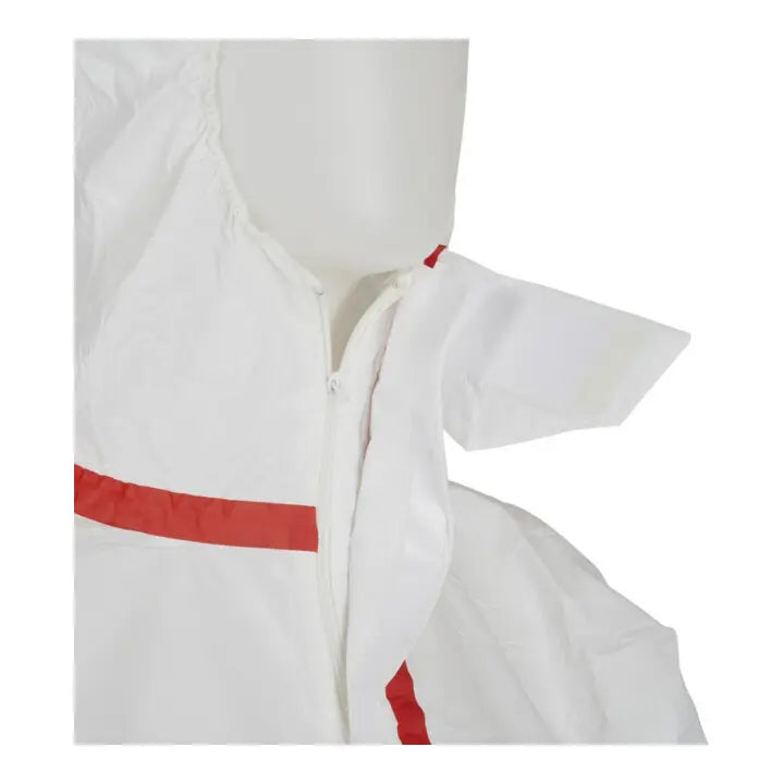 B-Ware 3 M Schutzanzug Overall Anzug Weiß Rot Kapuze Typ 4/5/6 Größe 4 Xl 5 Stück - 8887862438392