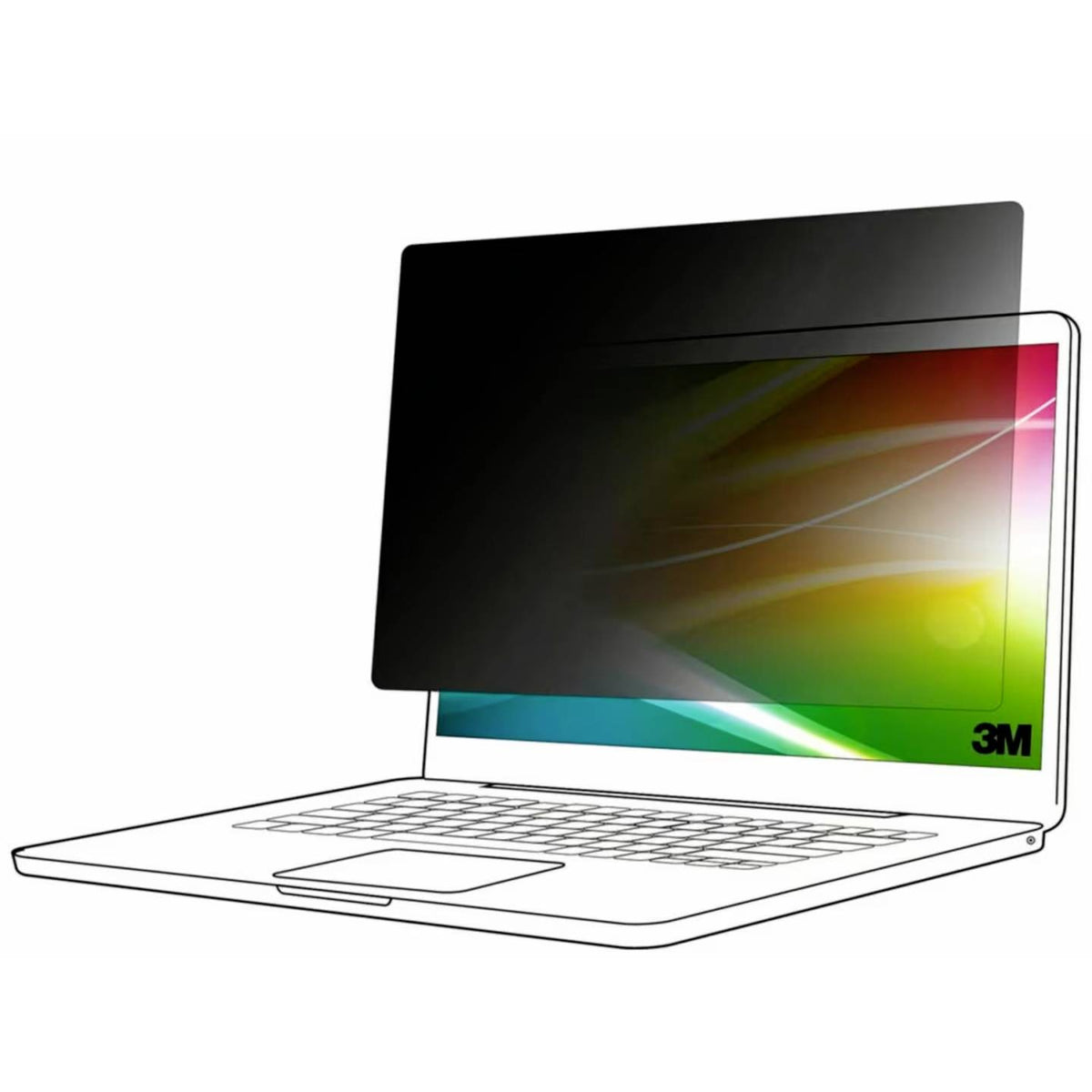 3M Sichtschutzfolie Notebookzubehör Notebook Dell 15 156 Zoll 169 Querformat - 51144065455