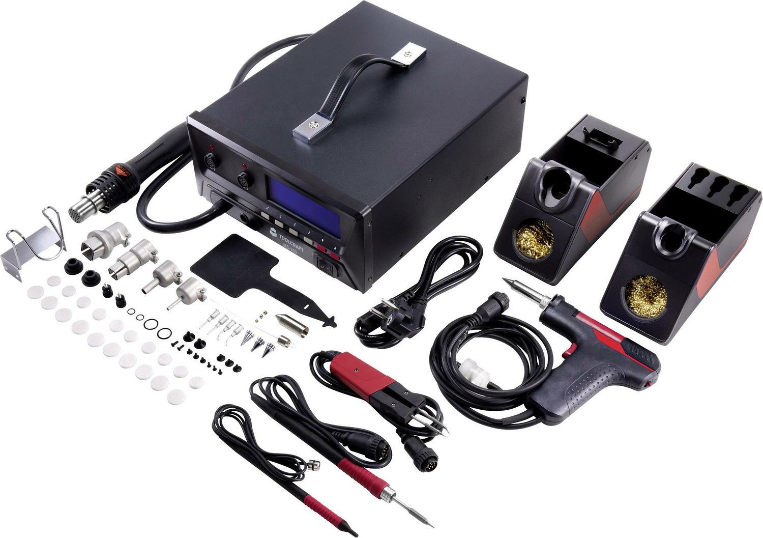 B-Ware Toolcraft Reparatur Station 900 W 4 In 1 überarbeitungsstation 150 500°C Station - 4053199932023