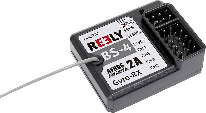 Reely 4 Kanal Gyro Empfänger Fs Bs 4 2,4 G Hz 32mm B-Ware - 4016139165776