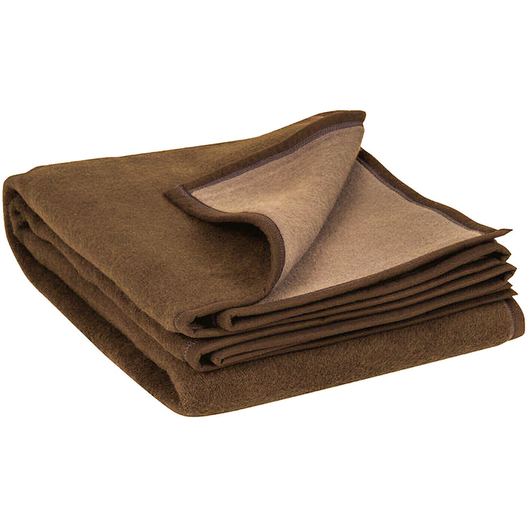 Söhngen Wolldecke Decke Rettungsdecke 150x200cm 400g Baumwolle Notfalldecke B-Ware - 4000141800503