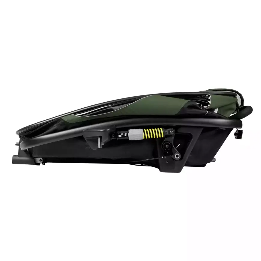 Hamax Outback Fahrradanhänger Trailer Kinderwagen Grün Schwarz Transport B-Ware