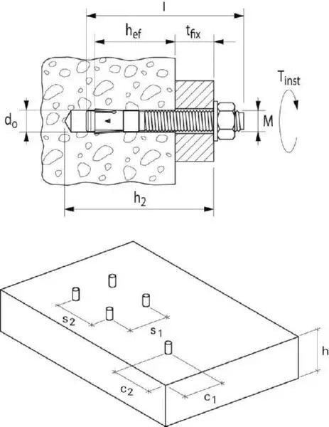 B-Ware Upat Expressanker Bolzenanker Schwerlastanker M12 Mm Typ K 196 Mm 20 Stück - 4000657004761