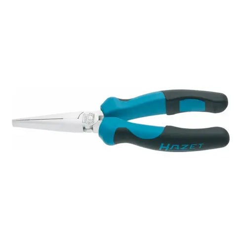 B-Ware Hazet Flachzange Zange Spezialstahl Blau Schwarz Ergonomischer Griff 160mm - 4000896006274