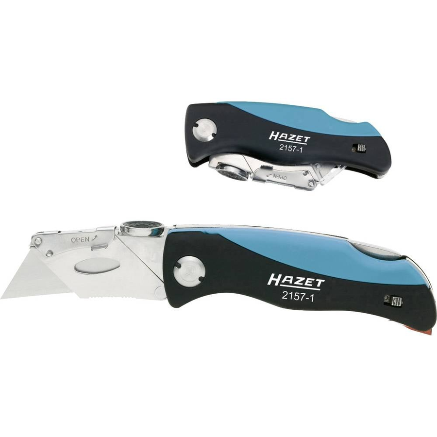 Hazet 2157 1 Klappmesser Taschenmesser Messer Edelstahl Griff Werkzeug B-Ware - 4000896147236