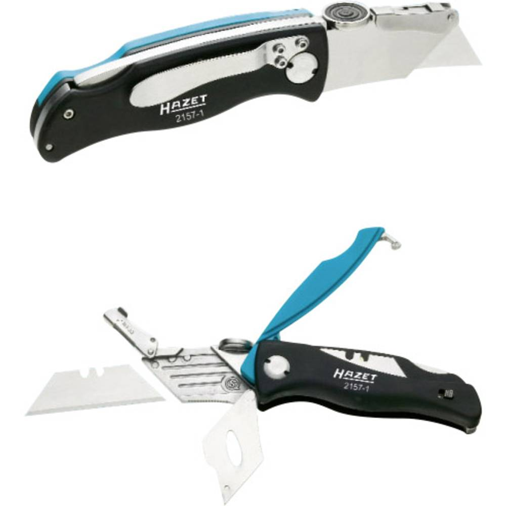 Hazet 2157 1 Klappmesser Taschenmesser Messer Edelstahl Griff Werkzeug B-Ware - 4000896147236