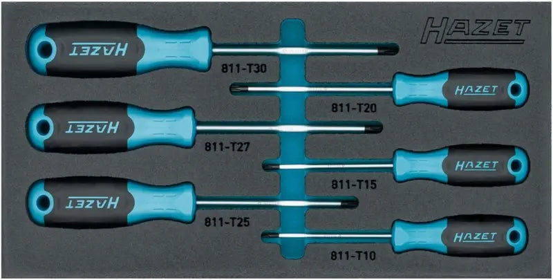 B-Ware Hazet Schraubendreher Satz Torx Innen Profil T10 T15 T20 T25 T27 T30 6 Teilig - 4000896262243