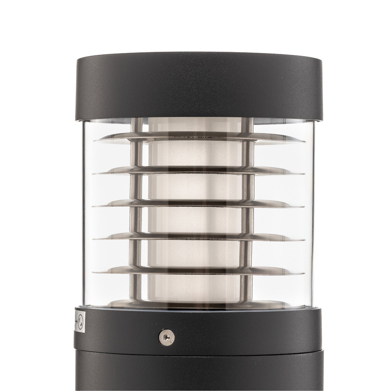 Lampe de jardin LED Lucande Gris Graphite Lucius - 65 cm de hauteur, 13 W, IP54