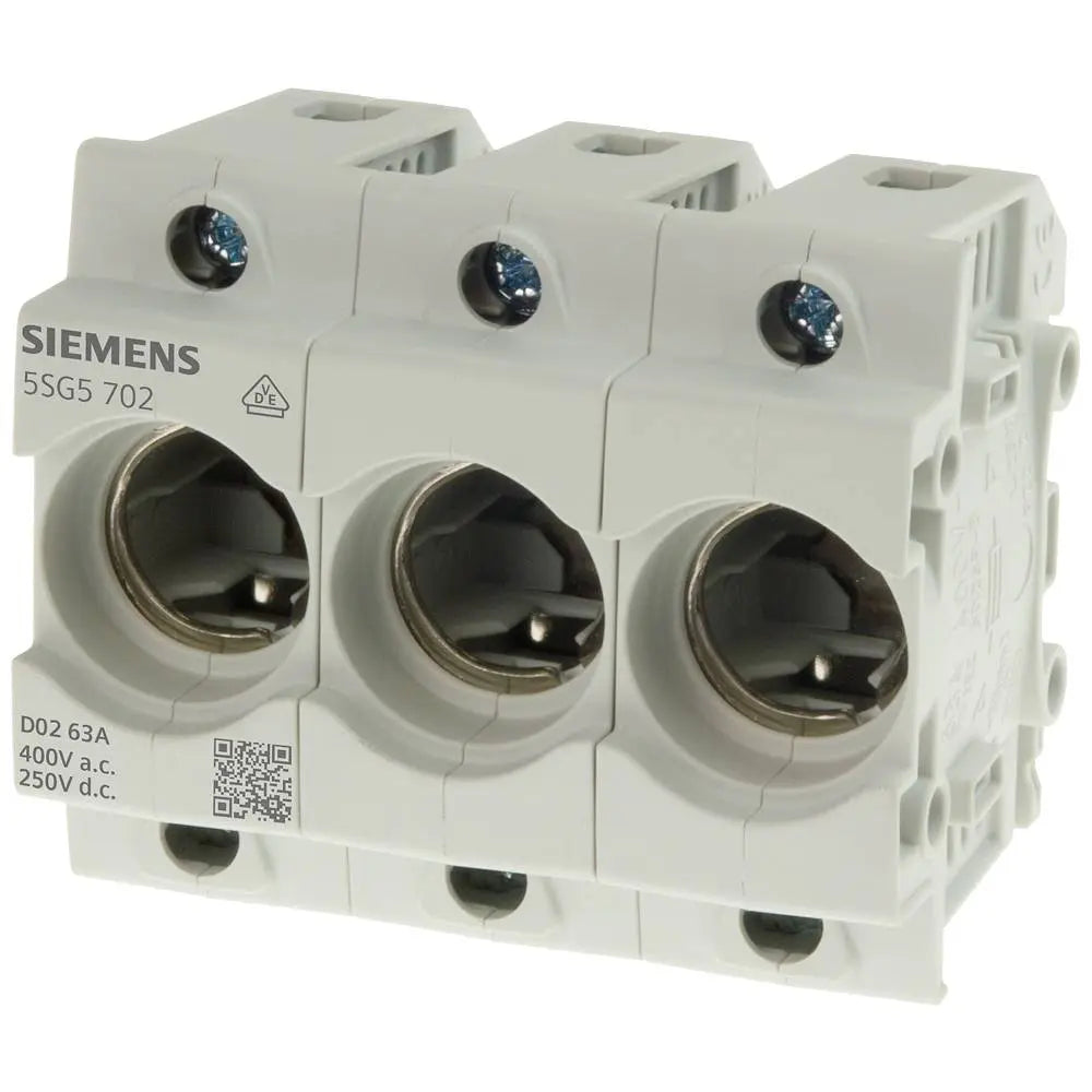 B-Ware Siemens Sicherungshalter Sockel Neozed D02 Sicherungssockel 3polig 6 A 30 Stück - 4001869503066