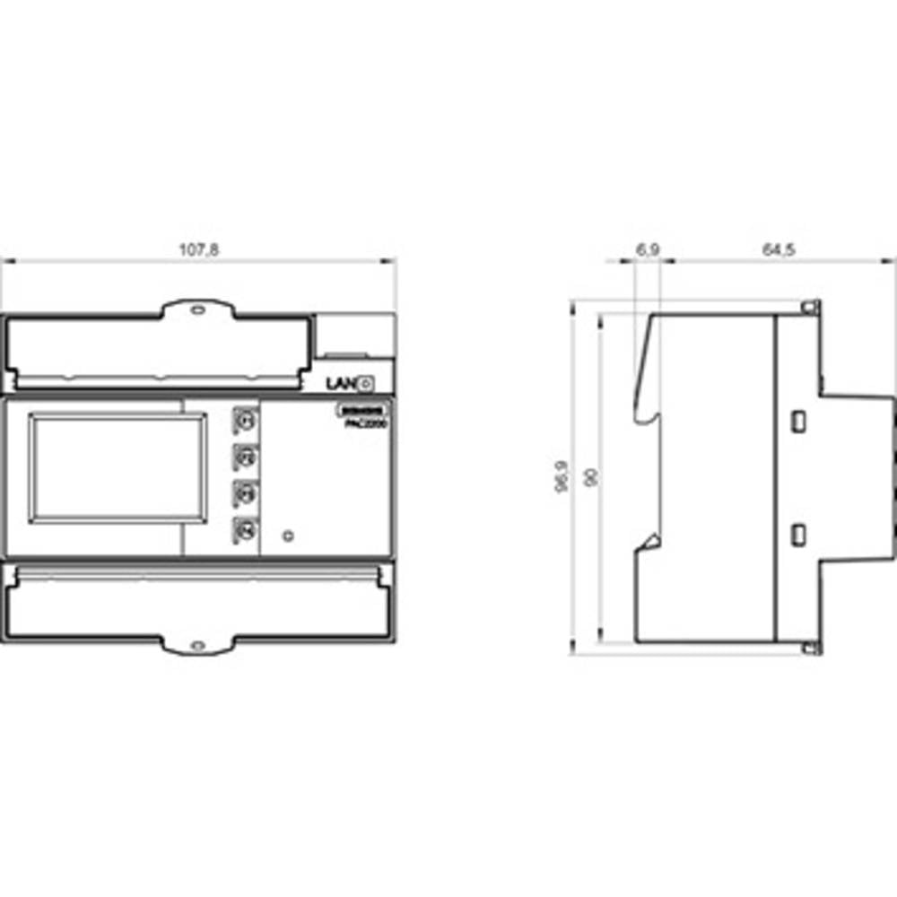 Siemens 7 Km2200 2 Ea30 1 Ha1 Digitales Hutschienenmessgerät Stromzähler Messgerät B-Ware - 4001869538556