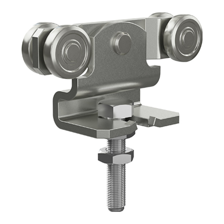 B-Ware Mea Doppelrolle Nr2 Rollenlaufwerk Kugelrolle Qualitätskugellager Stahl424
