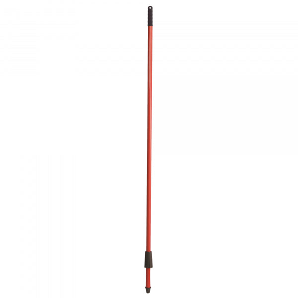 B-Ware Haug Besenstiel Stiel Handgriff 1300mm Rot Stahl Robust Professionell 5 Stück - 4002403009716