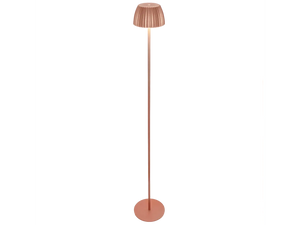 B-Ware Briloner Stehlampe Stehleuchte Led Akku Riffle Dimmbar Touch Kupferfarben Ip44