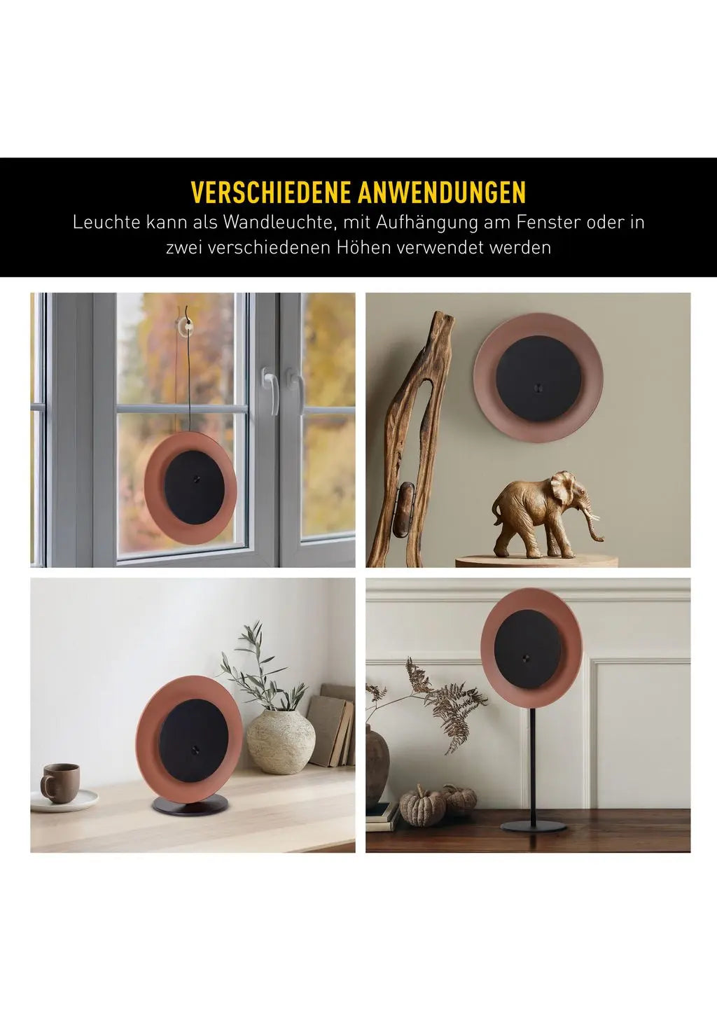 B-Ware Näve Tischleuchte Lampe Solarleuchte Solan Braun Beleuchtung Garten Terrasse Usb - 4003222897638