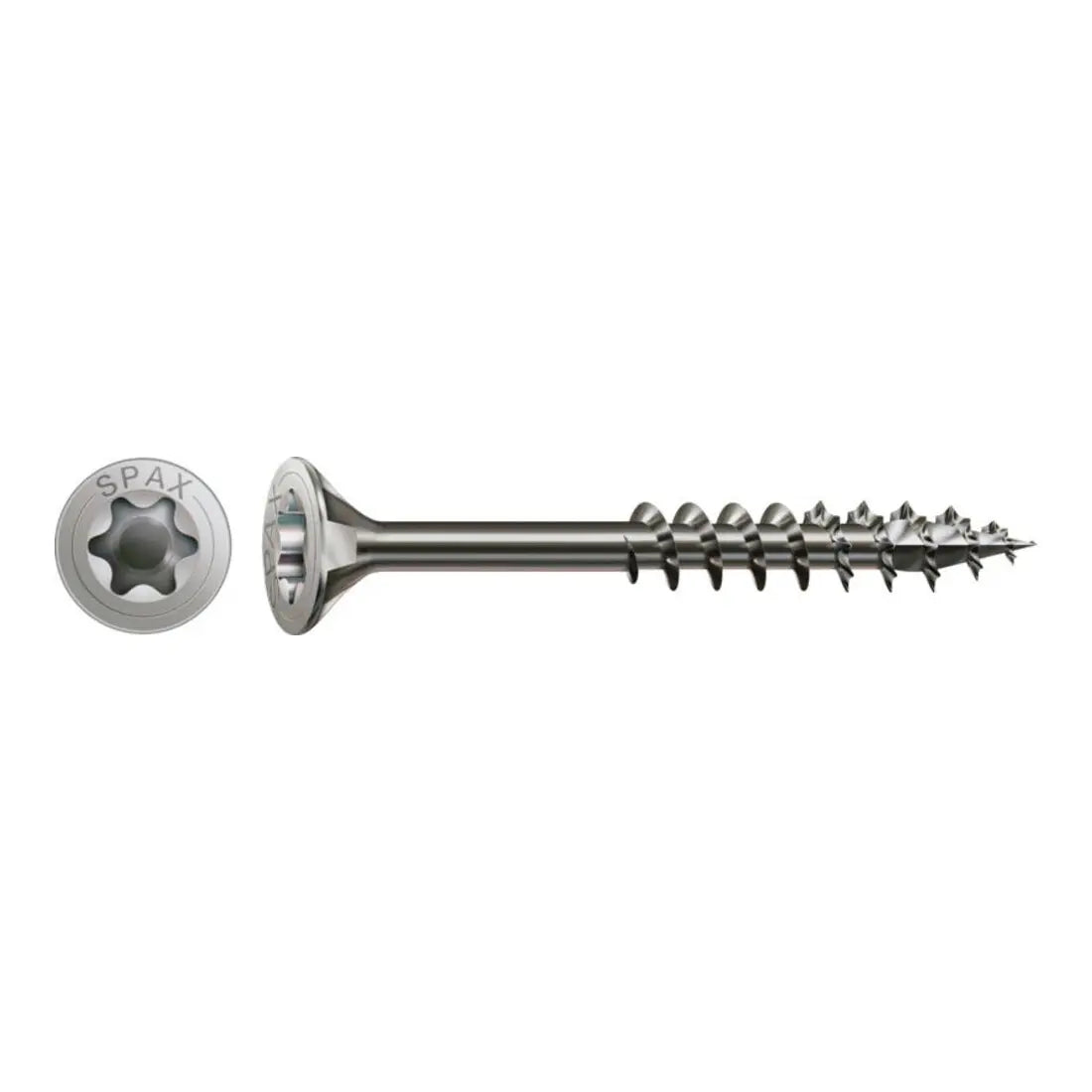 B-Ware Spax Schrauben Universalschrauben 6x80 Edelstahl Senkkopf Tg A2 T Star 100 Stück - 4003530092008