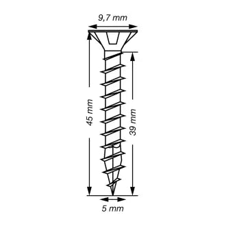 B-Ware Spax Senkkopf T Star Plus Vollgewinde Schraube Holzschraube Stahl Wirox 2 Sets - 4003530105869