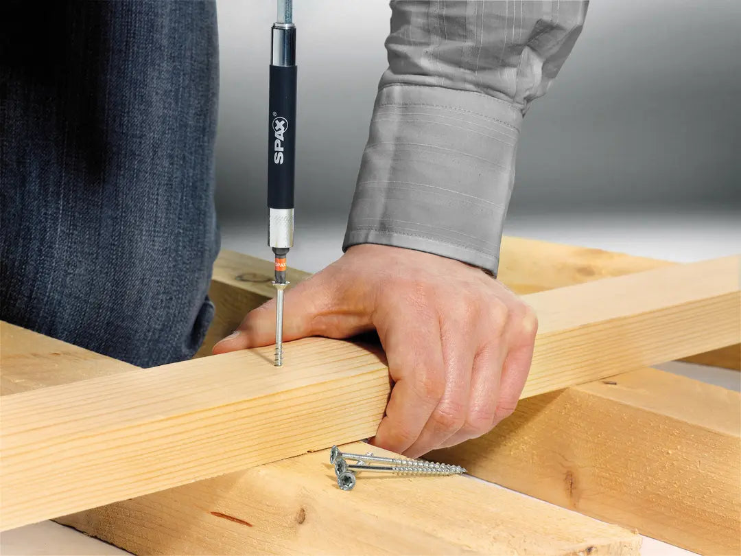 B-Ware Spax Schraube Uni Wirox Senkkopf Tstar Plus Tx30 6x150mm Teilgewinde 100 Stück - 4003530157646