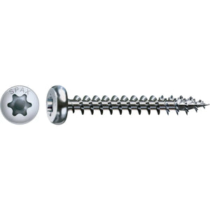 B-Ware Spax Universalschraube Holzschraube 6x50mm Vollgewinde Halbrundkopf Wirox 200 St