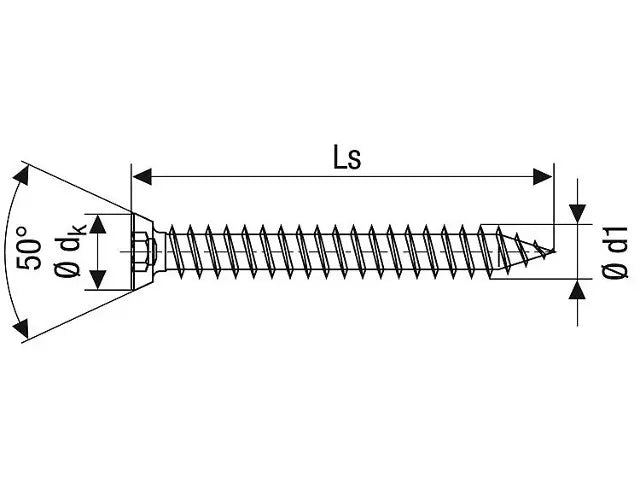 B-Ware Spax Flachsenkkopfschrauben Wirox Kunststoffrahmen Vollgewinde 7,5x100mm 100 St. - 4003530181696