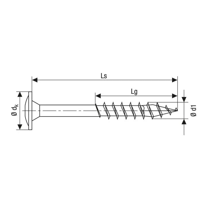 B-Ware Spax Tellerkopf T Star+ 6,0x140/68 Wirox Schrauben Holzschrauben Teilgewinde - 4003530245602