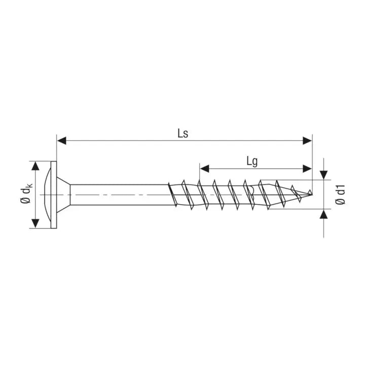 B-Ware Spax Schraube Befestiger Holzbauschraube Wirox Teilgewinde 8x220mm 50 Stück - 4003530245701