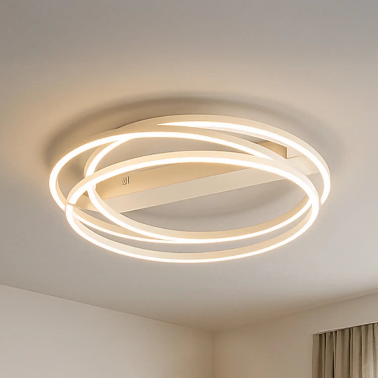 B-Ware Fischer Honsel Deckenleuchte Lampe Led Leuchte Kiku Sand Metall Fernbedienung - 4003694215664