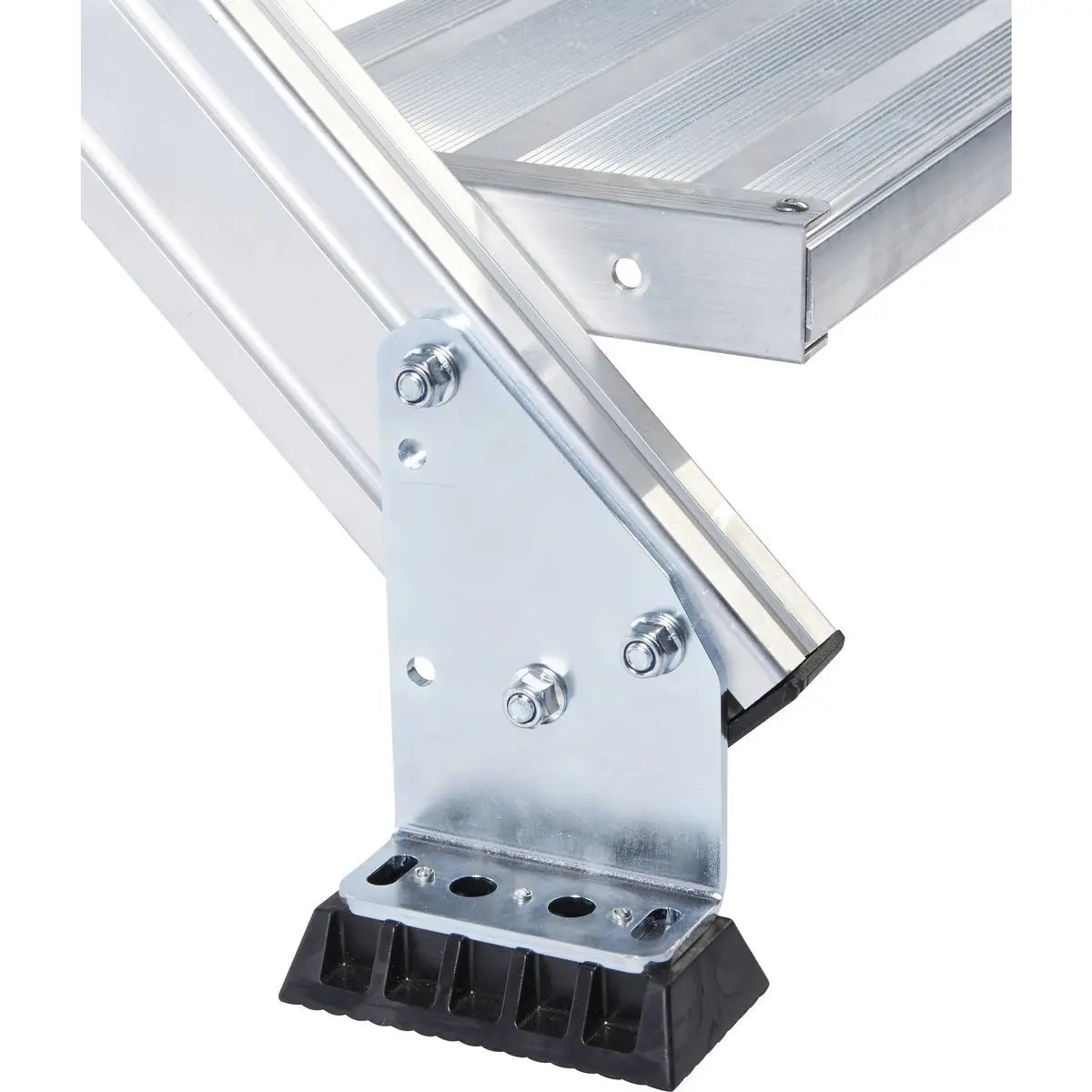 B-Ware Zarges Treppenpodest Arbeitspodest Fahrbar Plattform 4 Stufen Mobil 60 Cm 0,99 M - 4003866555420