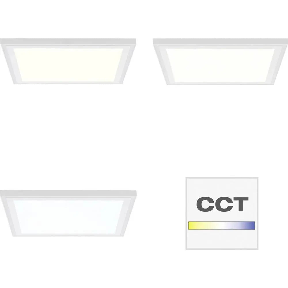B-Ware Brilliant Led Deckenleuchte Laurice Fernbedienung Weiß Aufbau Panel 40cm Cct 24 W - 4004353386060