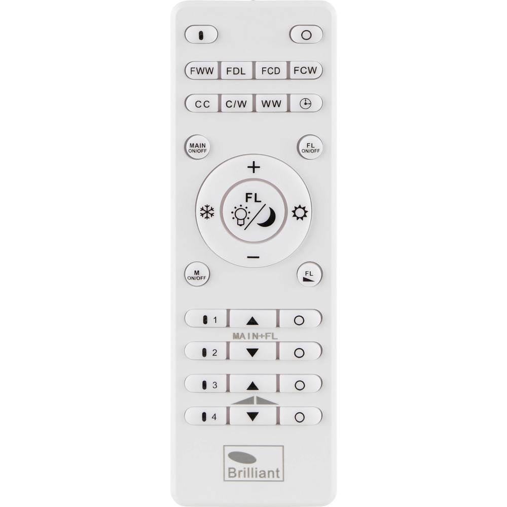 Brilliant LED Deckenleuchte Laurice Fernbedienung Weiß Aufbau Panel 40cm CCT 24W - 4004353386060