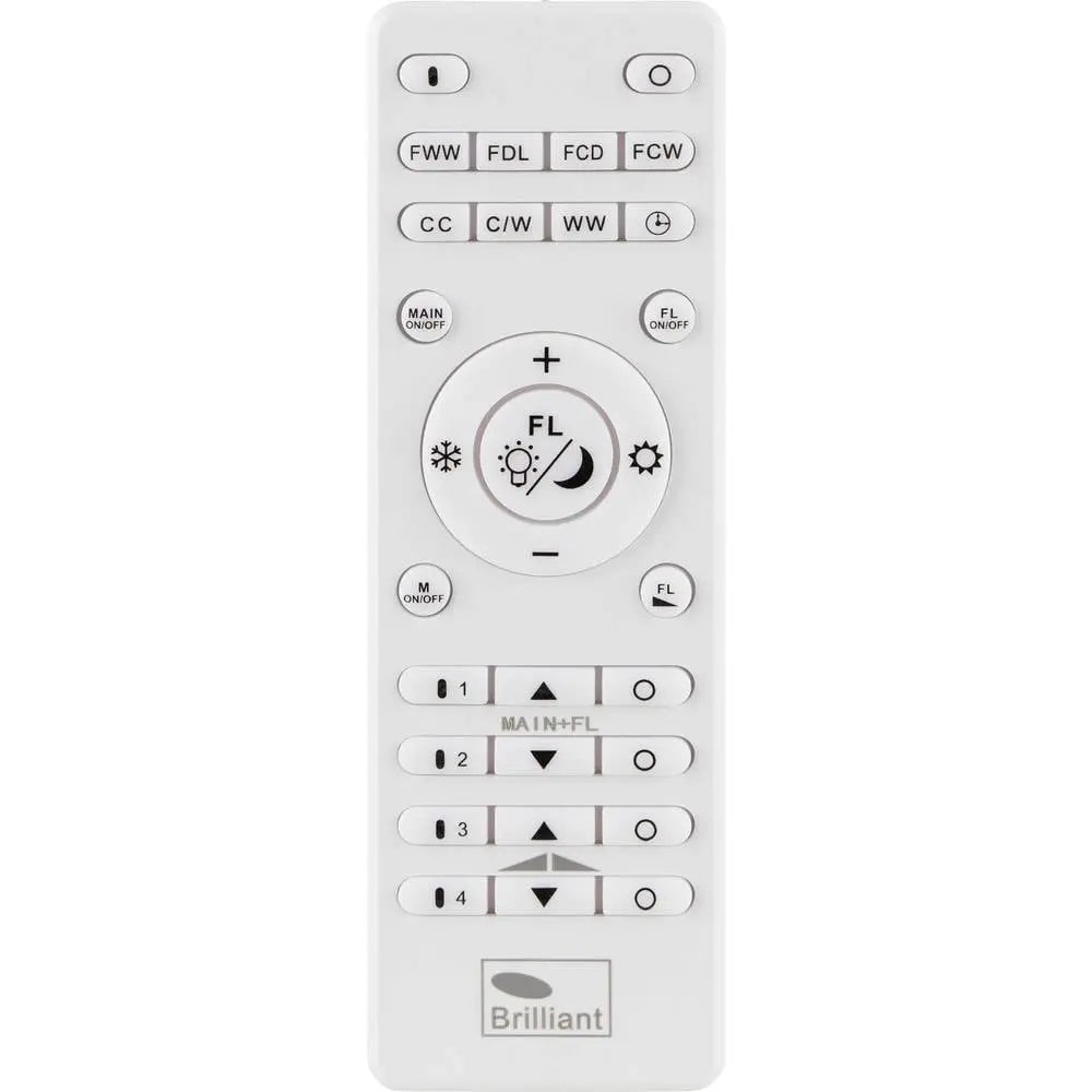 B-Ware Brilliant Led Deckenleuchte Laurice Fernbedienung Weiß Aufbau Panel 40cm Cct 24 W - 4004353386060