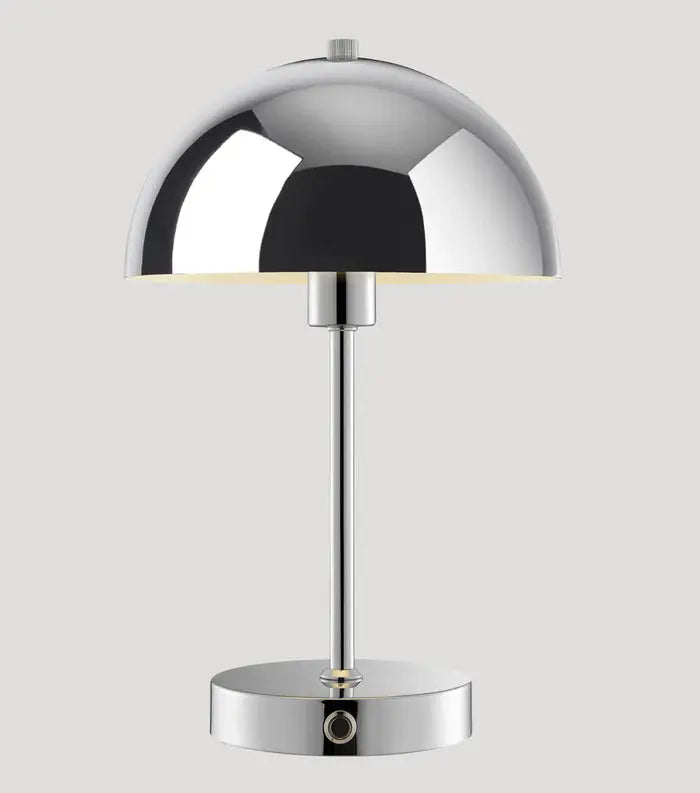 B-Ware Mokebo Kabellose Akku Tischlampe Tischleuchte Lampe Der Leuchtturm Chrom Glänzen - 4004353464294