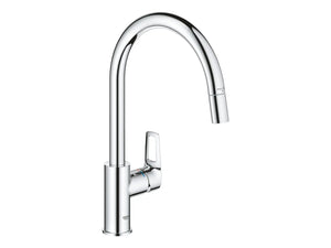 B-Ware Grohe Spültischarmatur Küchenarmatur Quick Fix Start Loop Chrom Brause Schwenkbar