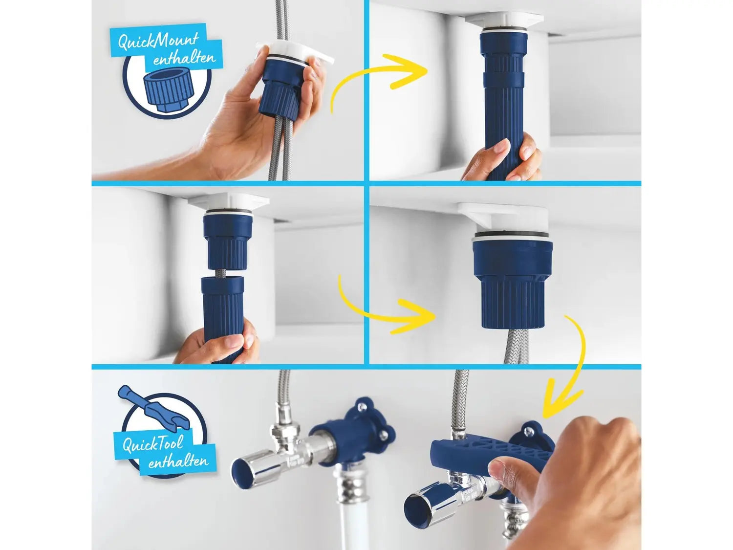 B-Ware Grohe Spültischarmatur Küchenarmatur Quick Fix Start Loop Chrom Brause Schwenkbar - 4005176741289