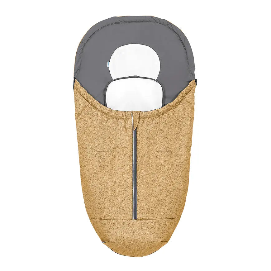 B-Ware Odenwälder Fußsack Schlafsack Klimocool System Modern Blizzard Dark Mustard - 4005226226483