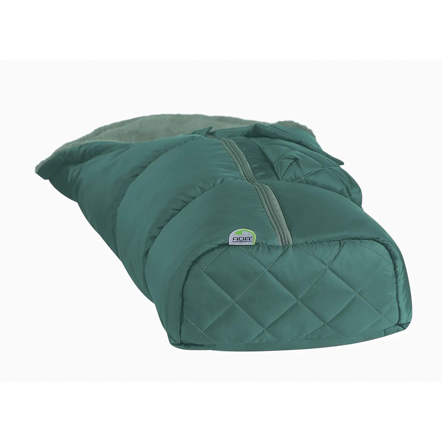 B-Ware Odenwälder Fußsäckchen Gino Winterfußsack Babyschale Grün Ada Boden Microteddy - 4005226229477